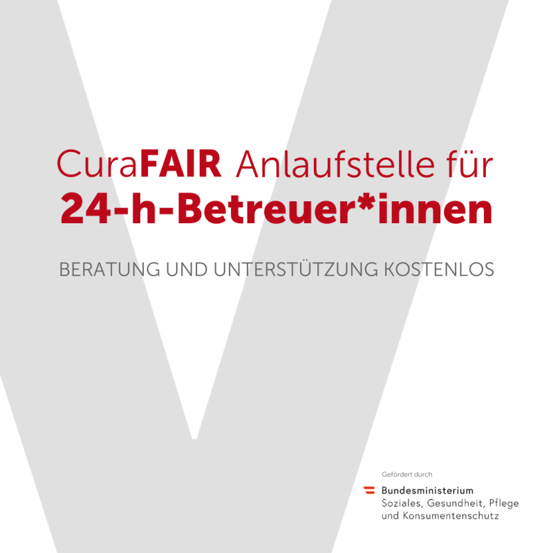 CuraFAIR Logo - CuraFAIR Anlaufstelle für 24-Stunden-Betreuer*innen, Beratung und Unterstützung kostenlos